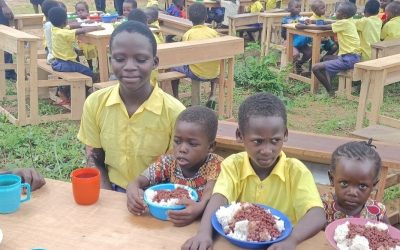 Construcción de la primera fase de una escuela en la zona de la Misión de Kilulu, Kenia